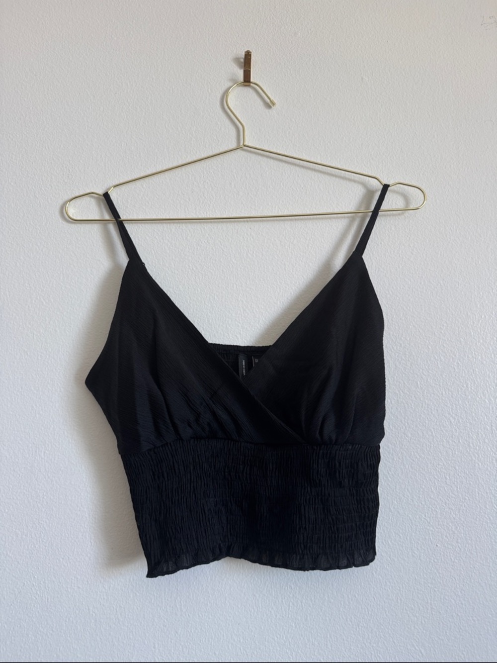 Vero Moda Black V-Neck Crop Top